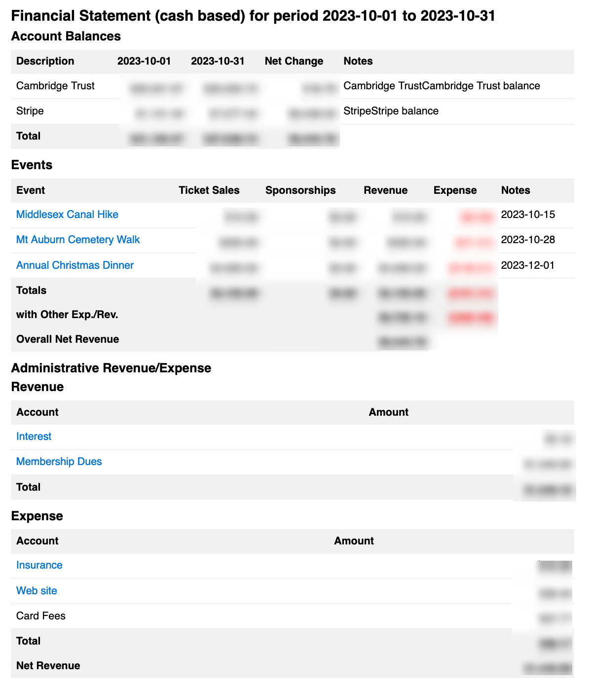 tax statement